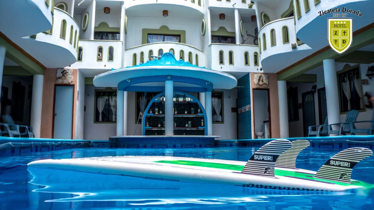 Hotel Zicatela Dorada Пуэрто-Эскондидо Экстерьер фото